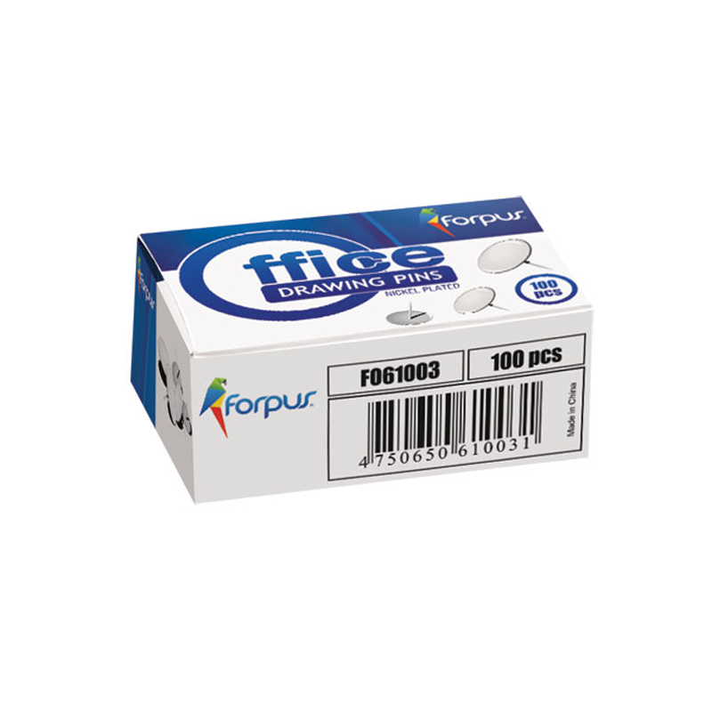 Pioneze Forpus 61003 argintii 100/cutie